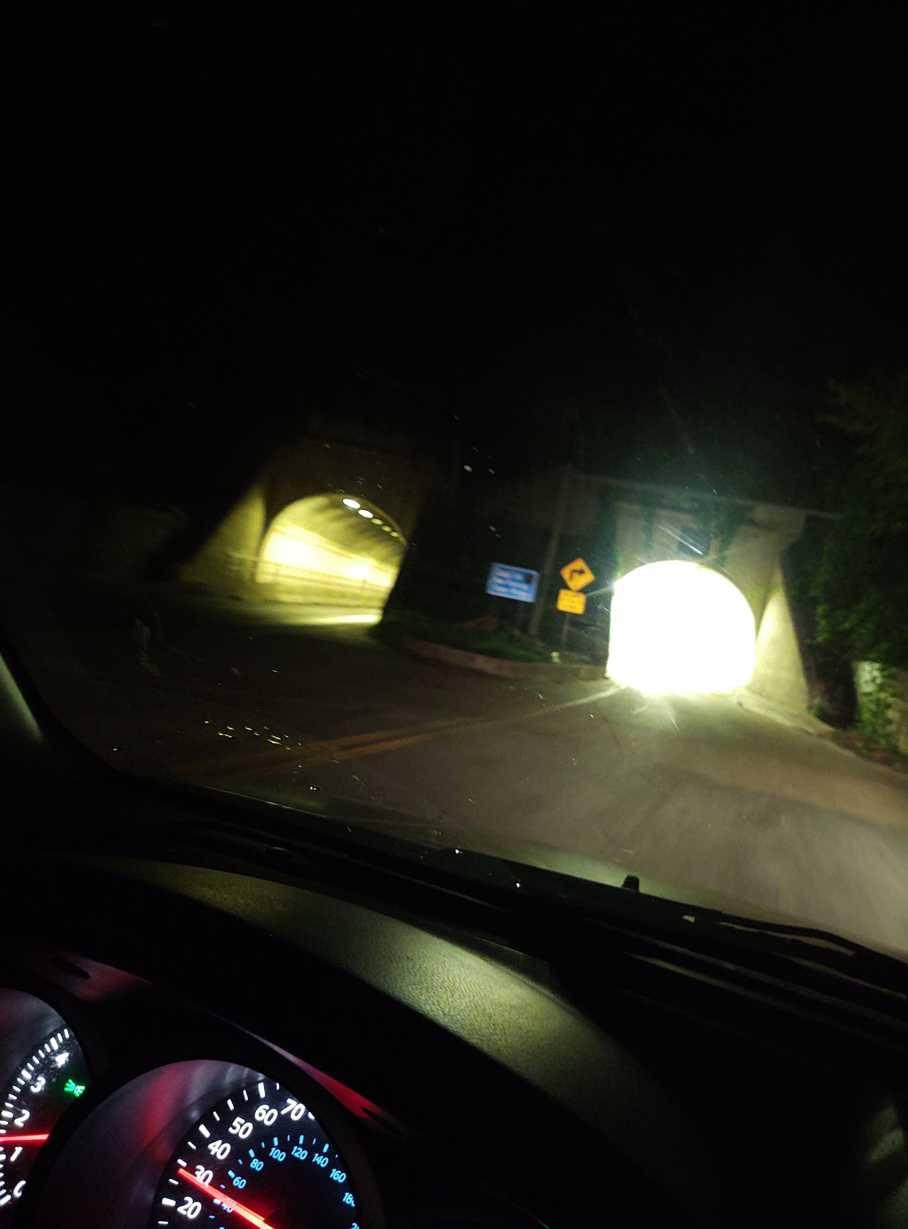 The light at the end of the tunnel.