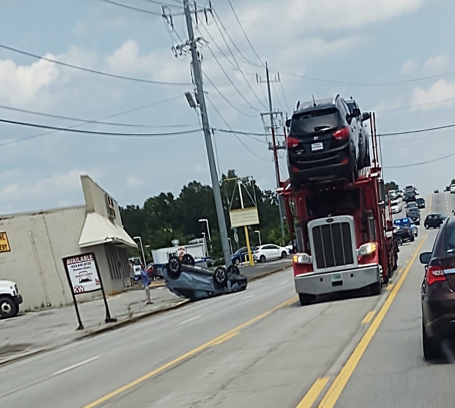 Alert for the out of the blue Road Obstacle