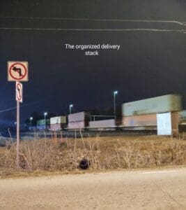 The organized delivery 