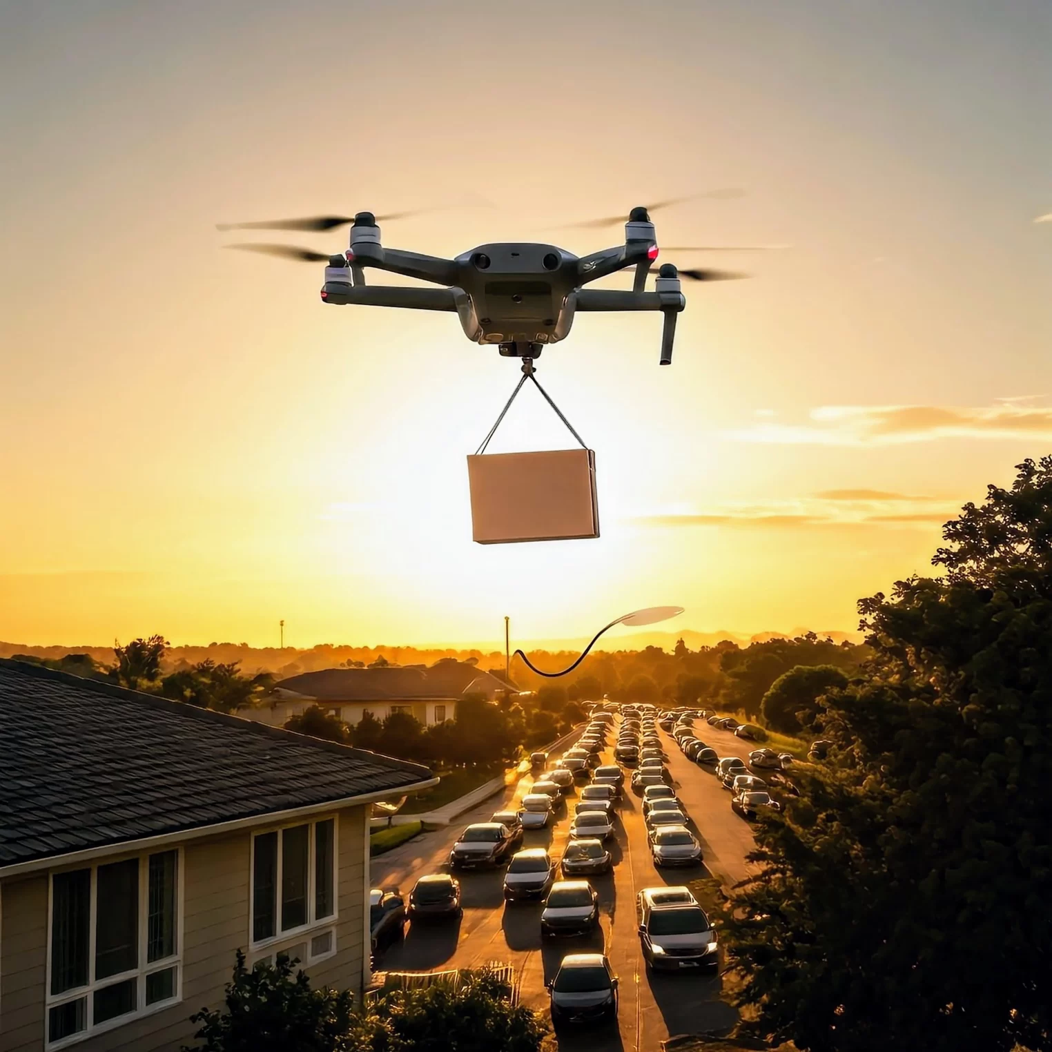 A better drone delivery and the f bomb traffic jam