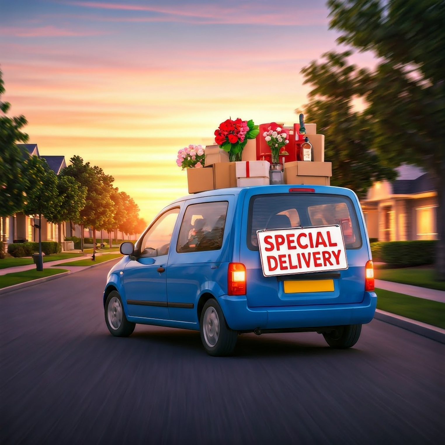 The special delivery takes on a new seasonal form