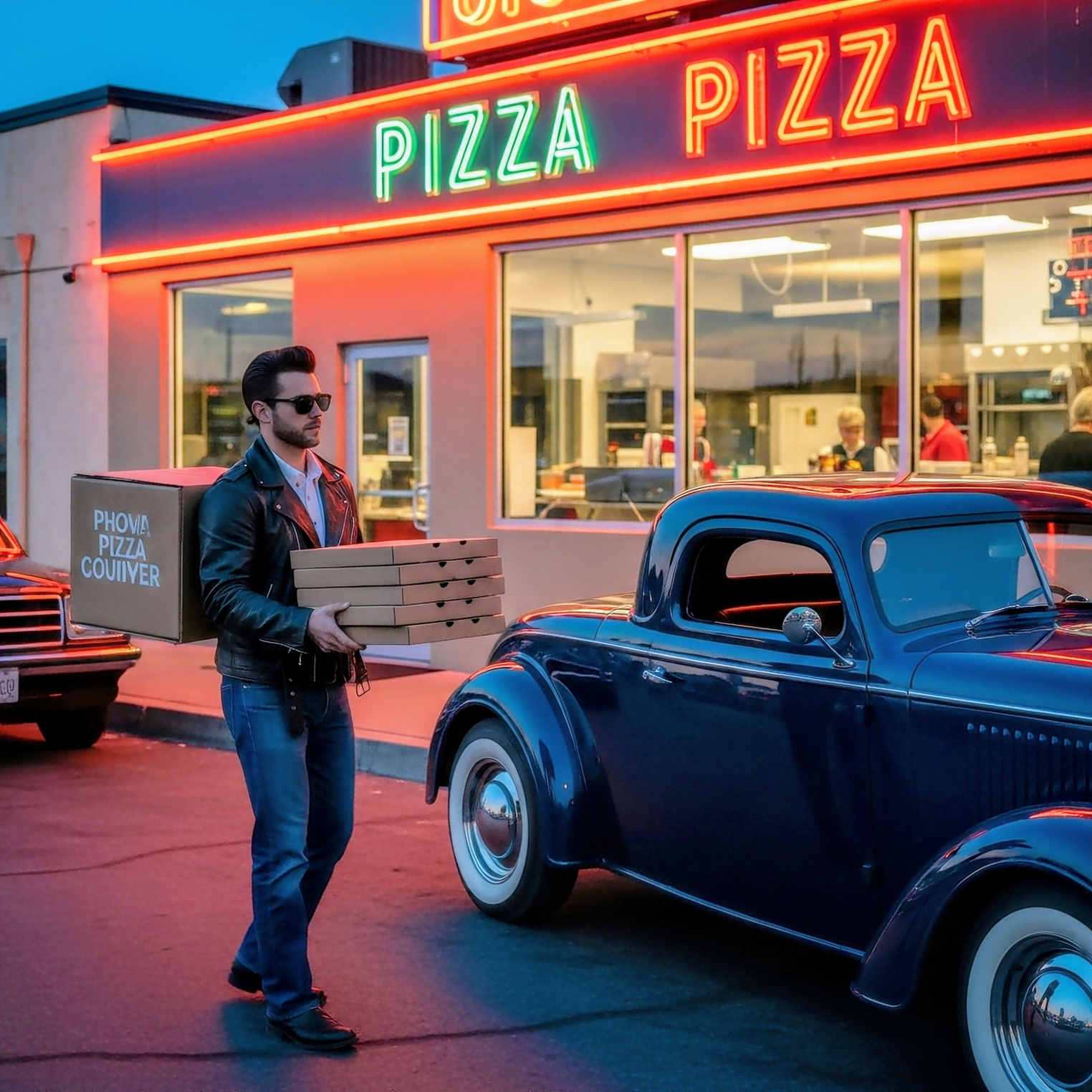 The best pizza place for a throwback delivery