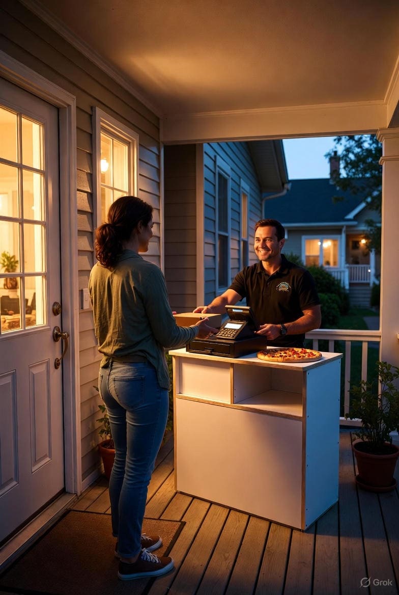 The cash on delivery option with a new twist