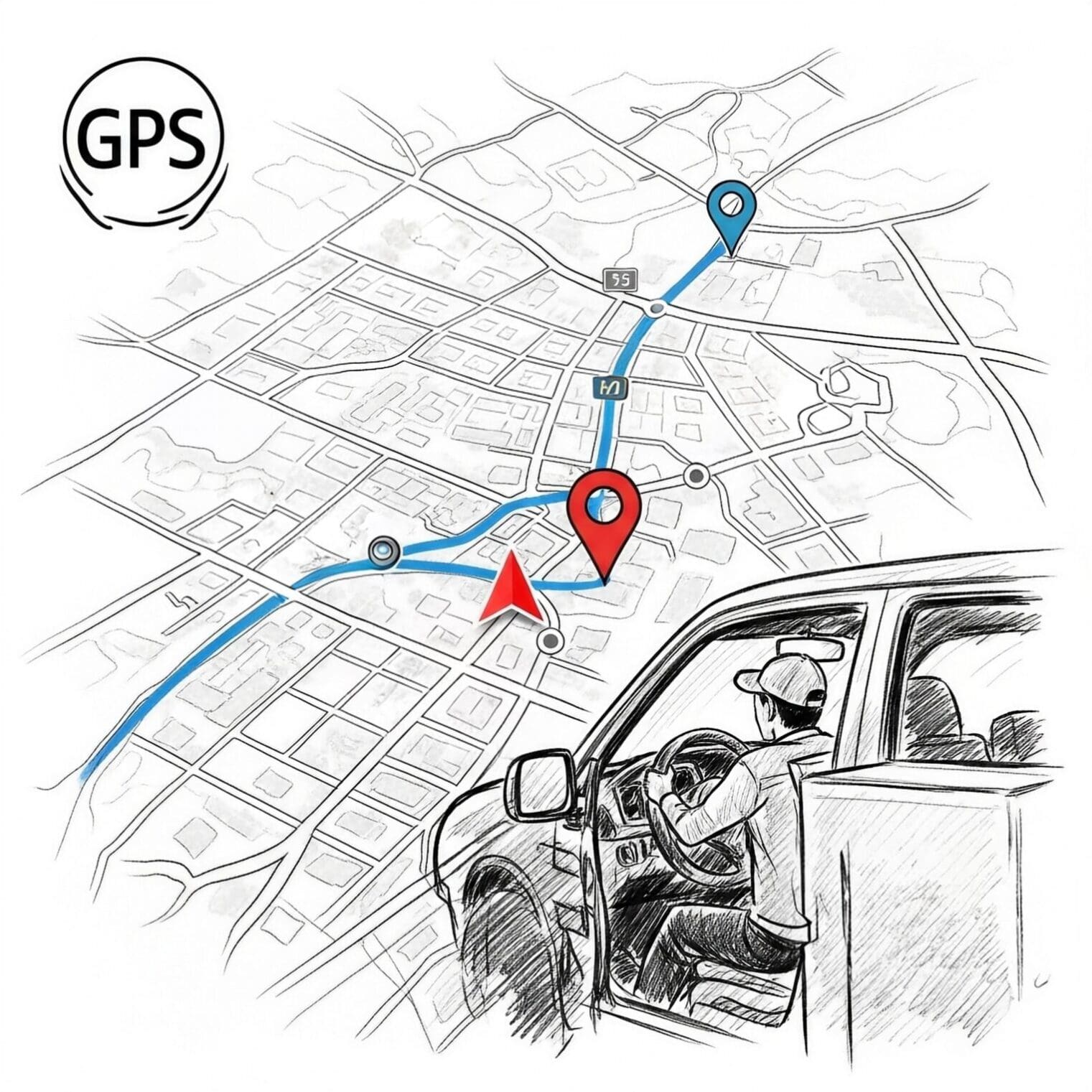 Time saving shortcuts for risky road situations on delivery