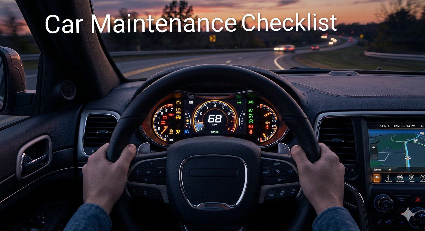 The car maintenance checklist for better performance