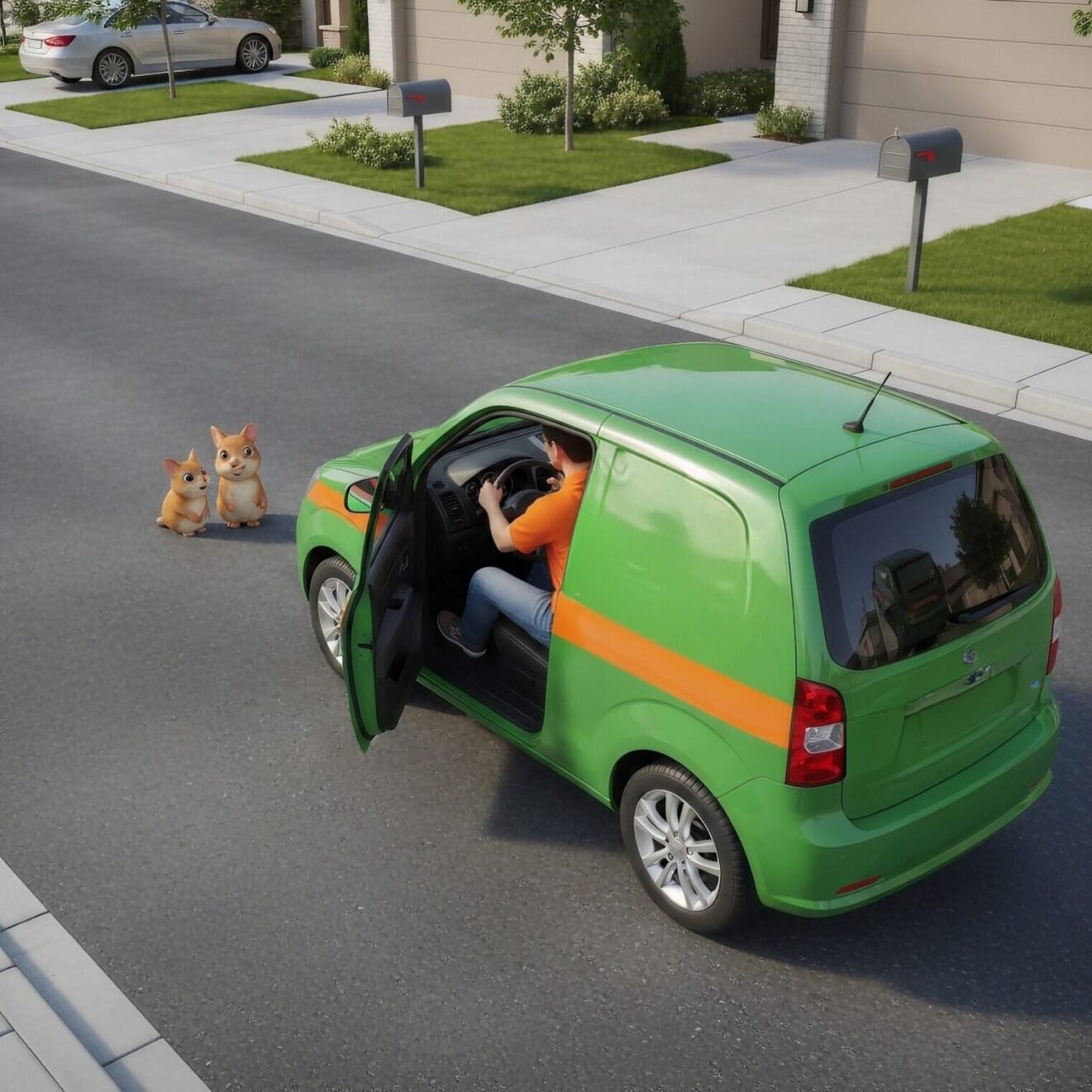 Drive safe and save an extra three cute little critters